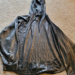 Forever 21 3x Metallic cropped hoodie